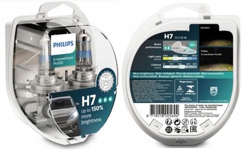 ŻARÓWKI 2x PHILIPS H7 12V X-TREME VISION +150%