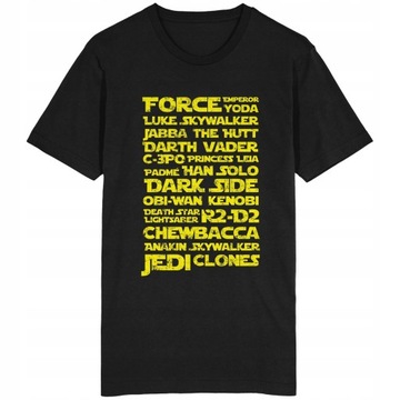 Star Wars Force Koszulka Gwiezdne Wojny Moc Yoda