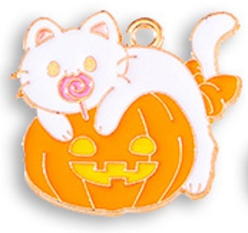 КУЛОН КОШКА ДЛЯ БРАСЛЕТА ОЖЕРЕЛЬЕ W770