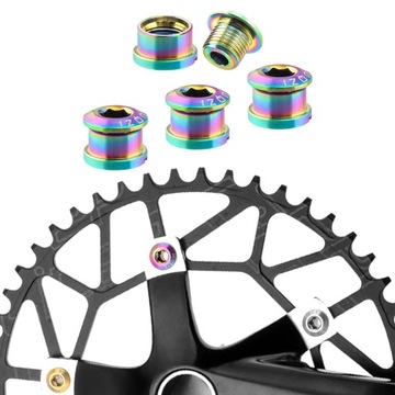 4 болта велосипедной звездочки, одинарные, ko