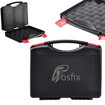 Plastikowa walizka box organizer z pianką mocna solidna