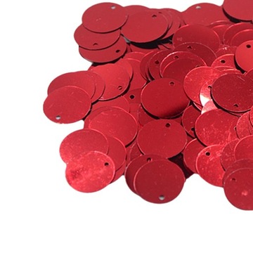 Sewing Craft Loose Sequins Red Gold Colorful