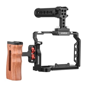 Andoer Aluminum Alloy Camera Cage Kit with Top