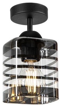 SZKLANA LAMPA WISZĄCA SUFITOWA ŻYRANDOL PLAFON LED