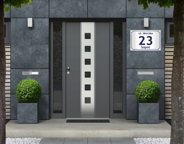 TABLICZKA ADRESOWA na dom ALUMINIOWA 30x20 tablica