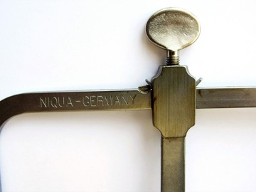 Piła włosowa z podwójnym naciągiem Niqua 80 mm