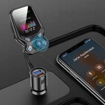Современный АВТОМОБИЛЬНЫЙ FM-ПЕРЕДАТЧИК BLUETOOTH