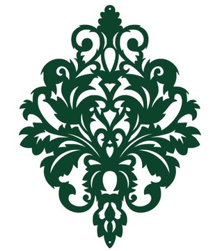 Z16 Ажурный кулон, украшение GLAMOUR, черный