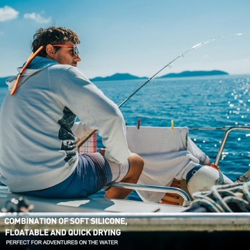 PASEK PŁYWAJĄCY DO OKULARÓW GUMKA PŁYWAJĄCA SZNUREK ŻÓŁTY - TREM ITALY