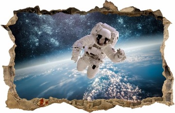 KOSMOS KOSMONAUTA Naklejka na ścianę 140x91 #141