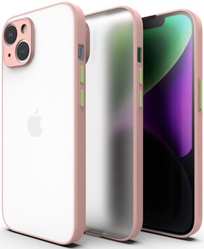 ETUI MATOWE OCHRONA APARATU DO IPHONE 13 | RÓŻOWY