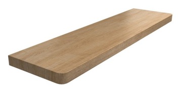 Parapet laminowany MDF Dąb Naturalny gr. 2.5 mm