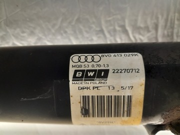 AUDI S3 8V FACELIFT TLUMIČ AKTIVNÍ PŘEDNÍ - 8V0413029K