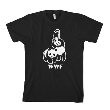 WWF WWE parodia koszulka męska