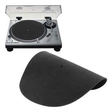 12-ДЮЙМОВЫЙ ПОВОРОТНЫЙ КОВРИК ДЛЯ ФОТО, ЧЕРНАЯ РЕЗИНА