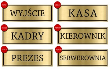 TABLICZKA na Drzwi Oznaczenia do BIURA Różne WZORY