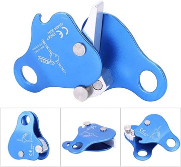 Hamulec linowy, linka do wspinaczki, uchwyt linowy, samoblokujący się