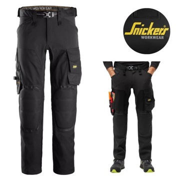 Spodnie Stretch Zintegrowane Nakolanniki Snickers 6593 Capsulized Rozm. 112