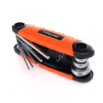 Набор складных шестигранных ключей 8 шт. шестигранных элементов Kraft&Dele KD11934