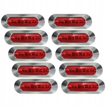 10 Szt Lampa obrysowa 4 led ledy obrysówka