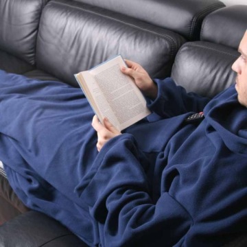 Одеяло-халат большое теплое одеяло с рукавами Подарок