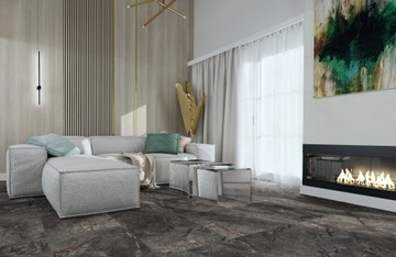 НАПОЛЬНАЯ ПЛИТКА ИЗ ГРЕС МРАМОРА ZORANI NERO 60x60