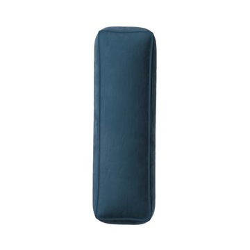 Poduszka welurowa literka I, 40cm DUŻA błękit