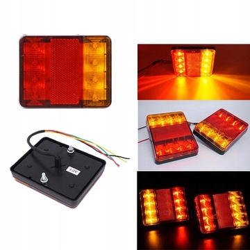 2x светодиодные задние фонари 12-80В