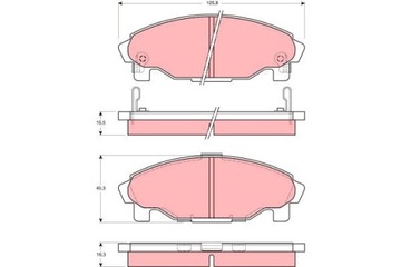 HAM.KLOCKI /P/CHARADE GTI 93- GDB3071