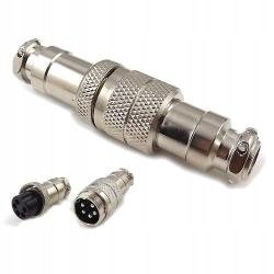 ZŁĄCZE GNIAZDO + WTYK 4 pin 5A na kabel / 4974