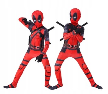 DEADPOOL STRÓJ DZIECIĘCY PRZEBRANIE KO 6B75D 152