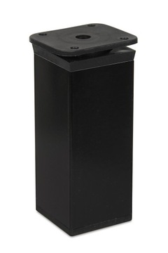 NÓŻKA MEBLOWA, NOGA DO MEBLI, STOPKA POD SZAFKĘ REGULOWANA H-150mm CZARNA