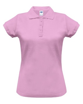 Koszulka POLO Damska JHK Polówka różowa pink XXL