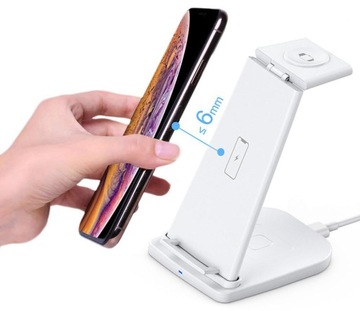 Док-станция QI ДЛЯ APPLE iPHONE AIRPODS WATCH