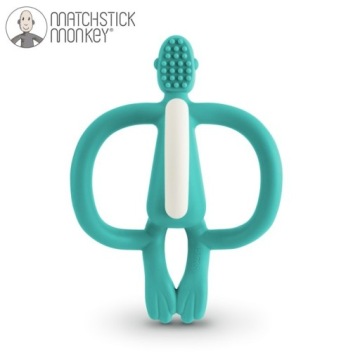 ЗУБНАЯ ЩЕТКА ECO ПРОРЕЗЫЧКА СПИЧКА ОБЕЗЬЯНА ЗЕЛЕНАЯ