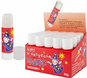 20 sztuk Klej MAGIC w sztyfcie 20 g DATA WAŻNOŚCI DO 12-2027