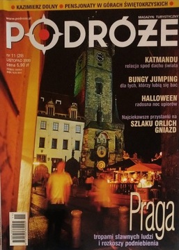 Podróże Magazyn turystyczny Nr.11 (29) listopad 2000 SPK