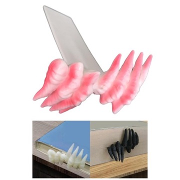 Закладки Рука Дьявола Триллер Клип на страницу Креатив Коготь Демона Рука Демона розовый