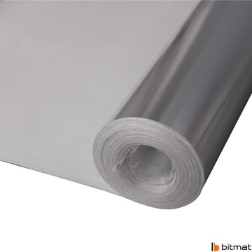 Tkanina szklana z aluminium włókno odporna na wysokie temperatury 100x100cm