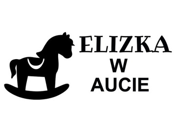 Naklejka na samochód dziecko w aucie IMIĘ Konik