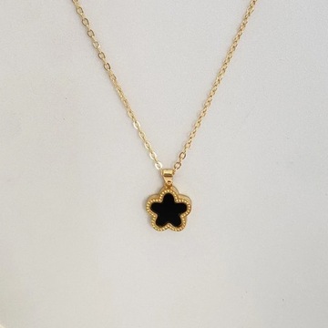 Роскошные серьги с пятилистными цветами, комплект колье с подвеской