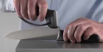 OSEŁKA DO KOS OWALNA DWUSTRONNA OSTRZAŁKA OSTRZENIE NOŻY KOSY