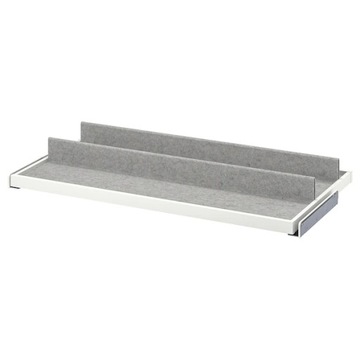 IKEA KOMPLEMENT Wysuwana taca biały 100x58 cm
