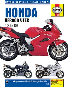 Honda VFR V-Tec V-Fours (02 - 09) Ремонт Haynes