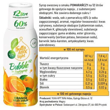 Набор из 4 сиропов для карбонизатора Soda FruttaMax Tonic Malina Trus Pom