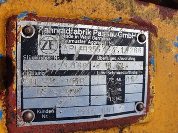 CAT ZEPPELIN BRIDGE ZF APL AP-B355 APL-B355 FINAL TRUCK