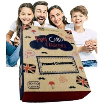 Веселый карточный английский. Настоящее длительное