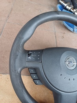 VOLANT ULOŽENÍ MULTIFUNKCE STAV FOTO KOMPLET OPEL MERIVA A 2005 1.7 CDTI