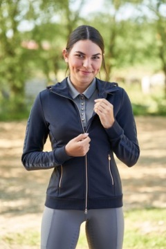 COVALLIERO bluza HODDIE navy 24H XXS