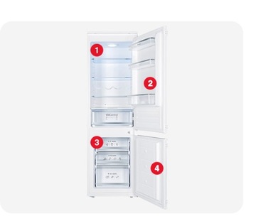 Холодильник Amica BK 3265.4UAA FrostControl 270л